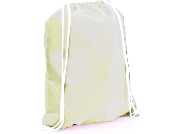Spook mochila saco con cuerdas merchandising blanca