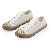 Zapatillas Telarox canvas blancas suela TPR clara