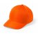 Gorra básica de algodón en 5 paneles naranja barata