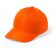 Gorra krox básica de poliéster en 5 paneles barata naranja