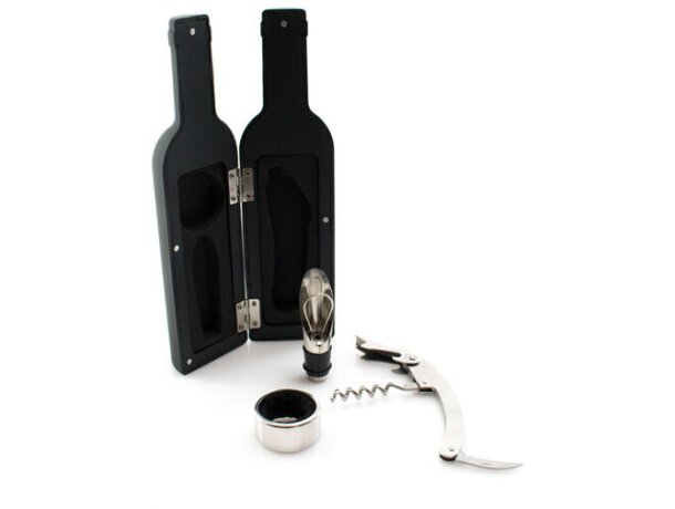 Set Sarap de vino de 3 piezas en estuche botella