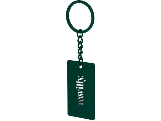 Llavero Taraf de acero inoxidable con acabado gomoso detalle 9