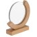 Placa trofeo Xiflex en cristal con base de madera natural detalle 2