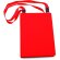Carpeta con bloc y correa personalizada roja