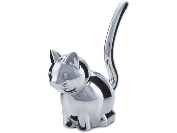 Porta anillos gatito de metal barata