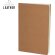 Cuaderno personalizado Atrex PU reciclado 60 hojas crema elástico