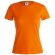Camiseta Mujer Color keya 150 gr Naranja