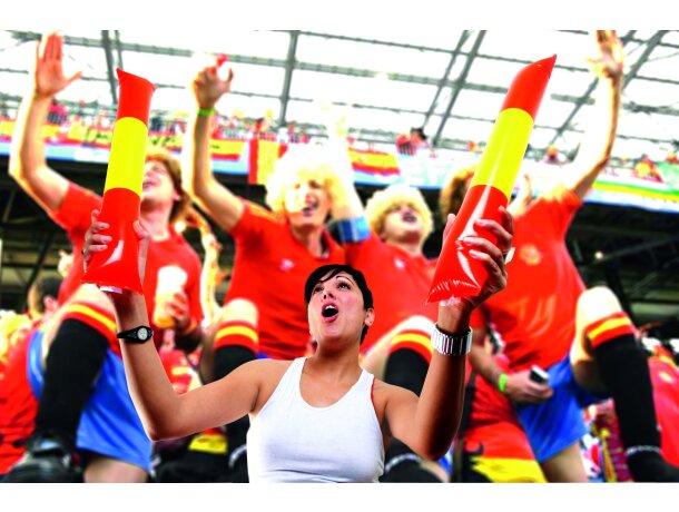 Palos aplauso bandera de España personalizado Palos aplauso bandera de España personalizado