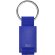 Llavero Nemoly de ABS reciclado con cinta de poliéster Azul