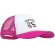 Gorra Zodak especial con frontal blanco para sublimación para empresas fucsia