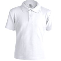 Polo Niño Blanco "keya" Yps180 personalizada Polo Niño Blanco "keya" Yps180 personalizada