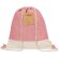 Mochila saco con logotipo de color natural algodón reciclado 120 g/m2 Vexira detalle 2