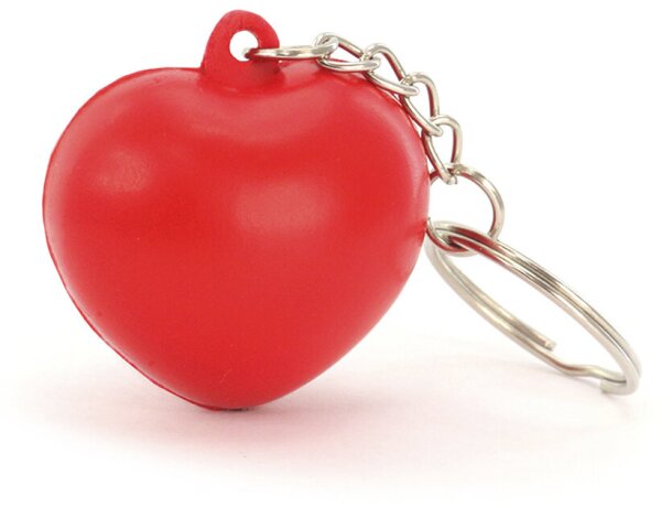 Llavero antiestrés con forma de corazón barato