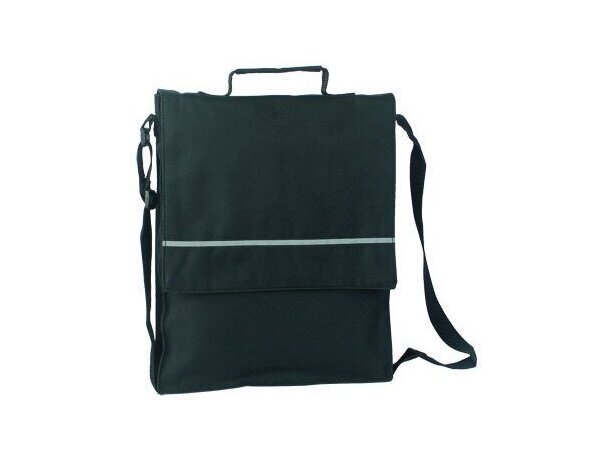 Portadocumentos Milán vertical poliéster 600d personalizado negro