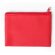 Monedero liso microfibra personalizada roja