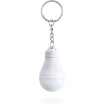 Llavero bombilla con linterna personalizado blanco Llavero bombilla con linterna personalizado blanco