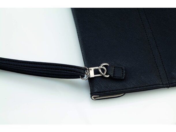 Bandolera en polipiel para tablet merchandising