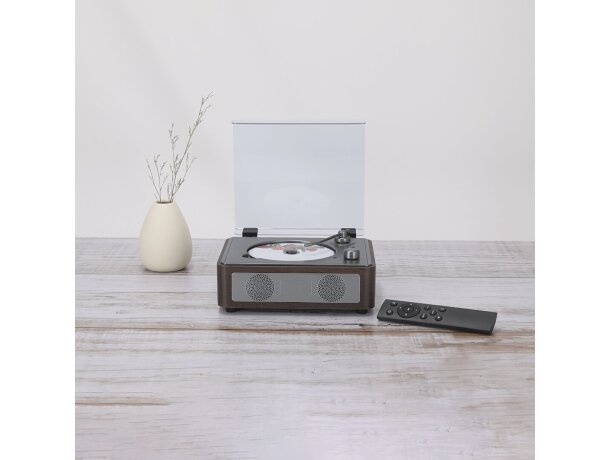 Reproductor CD Hopson madera con Bluetooth 5.3 detalle 7