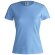 Camiseta Mujer Color "keya" Wcs180 azul claro
