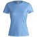 Camiseta Mujer Color "keya" Wcs180 Azul claro