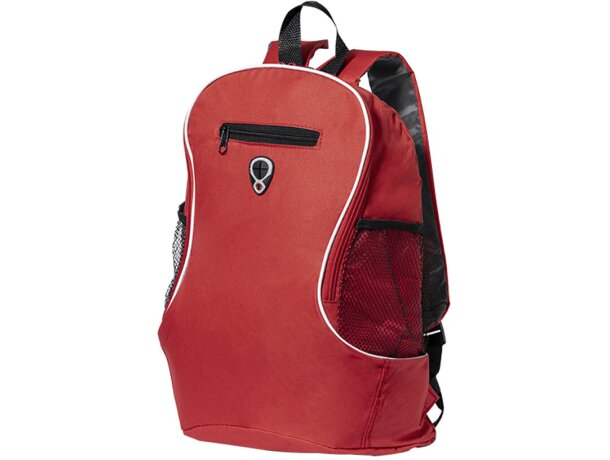 Mochila urbana Humus con bolsillos laterales de rejilla merchandising