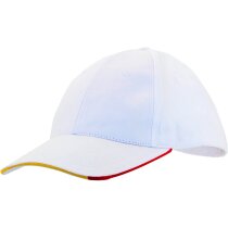 Gorra de algodón con colores nacionales personalizada Gorra de algodón con colores nacionales personalizada