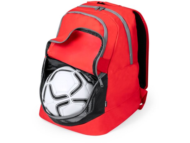 Mochila infantil publicitaria con cintas acolchadas de poliéster rPET Storil detalle 4