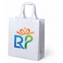 Bolsa non woven personalizada laminado 110g/m² mate fuelle fucsia