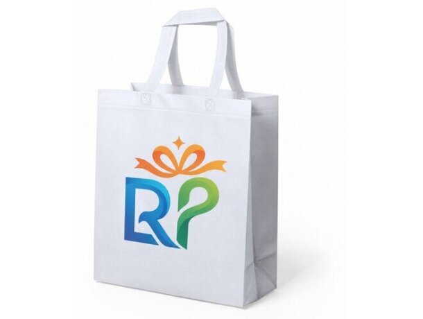 Bolsa Kustal non-woven laminado baratas 30x34 asas reforzadas detalle 1