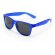 Gafas de sol de colores transparentes azul
