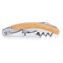 Abridor Glaber acero inoxidable mango corcho
