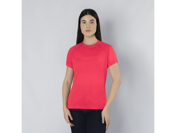 Camiseta técnica mujer Cocker con tecnología Cool Dry detalle 1