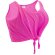 Camiseta anudada de mujer sin mangas Fucsia fluor