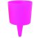 Soporte multiusos para clavar en la arena fucsia