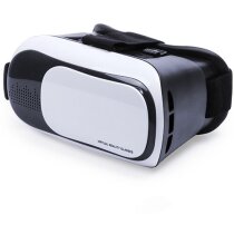 Gafas de realidad virtual ajustables roja con logo