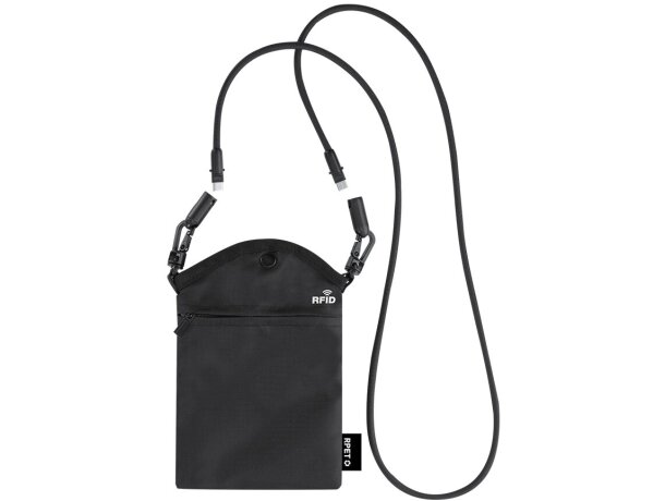 Portatodo Welinton con protección RFID y cable tipo C 60W detalle 2