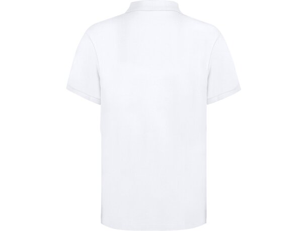 Polo adulto blanco Koupan detalle 2