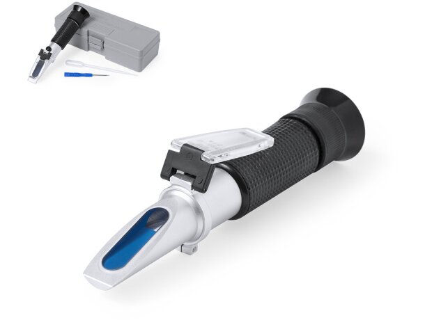 Refractómetro Jekux medidor Brix portátil con estuche detalle 1