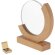 Placa trofeo Xiflex en cristal con base de madera natural detalle 1