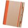 Libreta De Cartón Reciclado Para Bodas Tunel Naranja