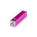 bateria portatil de 2200mah personalizada fucsia
