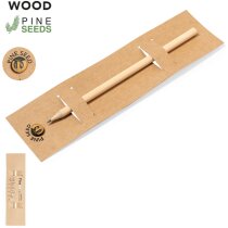 Lápiz Etesio madera con semillas pino plantables
