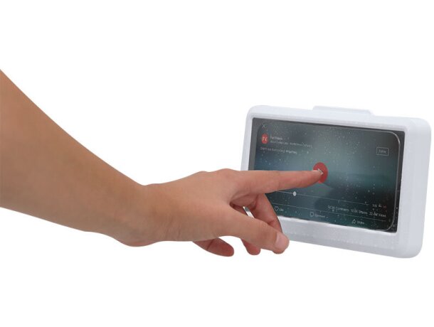 Soporte móvil ducha impermeable Errik rotación 360° detalle 4