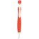 Bolígrafo con carga jumbo y pulsador de bola Rojo