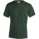 Camiseta Adulto manga corta en Color "keya" Verde botella
