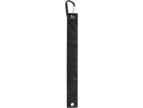 Llavero colgador reflectante negro personalizado