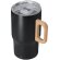 Taza térmica Zaran acero inoxidable reciclado asa de madera detalle 4
