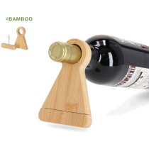 Sacacorchos soporte Kofko bambú acero inoxidable
