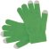 Guantes para adultos con dedos táctiles verde