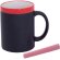 Taza Con Tiza Como Detalle De Bodas Colorful Rojo